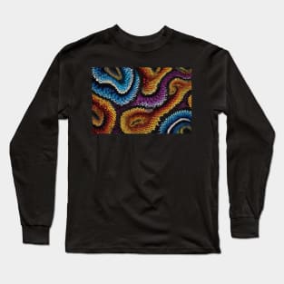 Snakeskin Print Long Sleeve T-Shirt